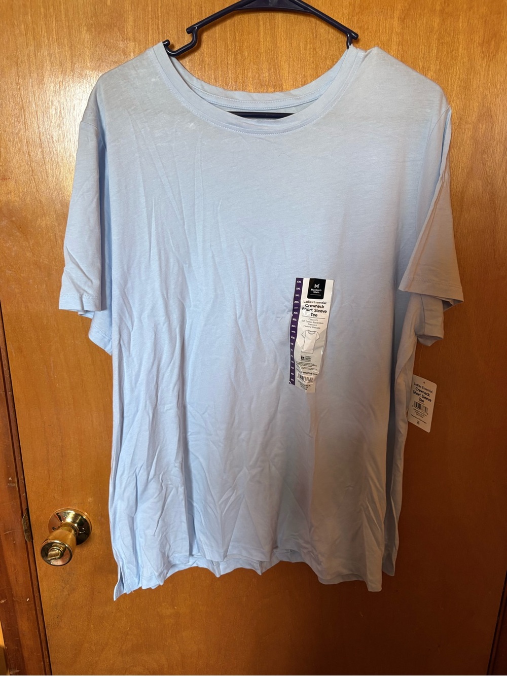 Baby blue short sleeve tee